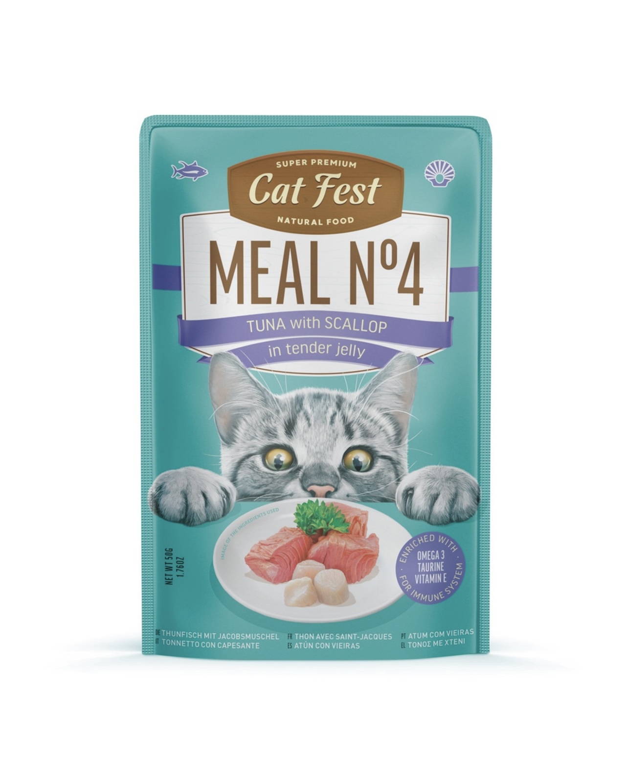 Cat Fest Meal No4 Tuna with Scallop 50gr